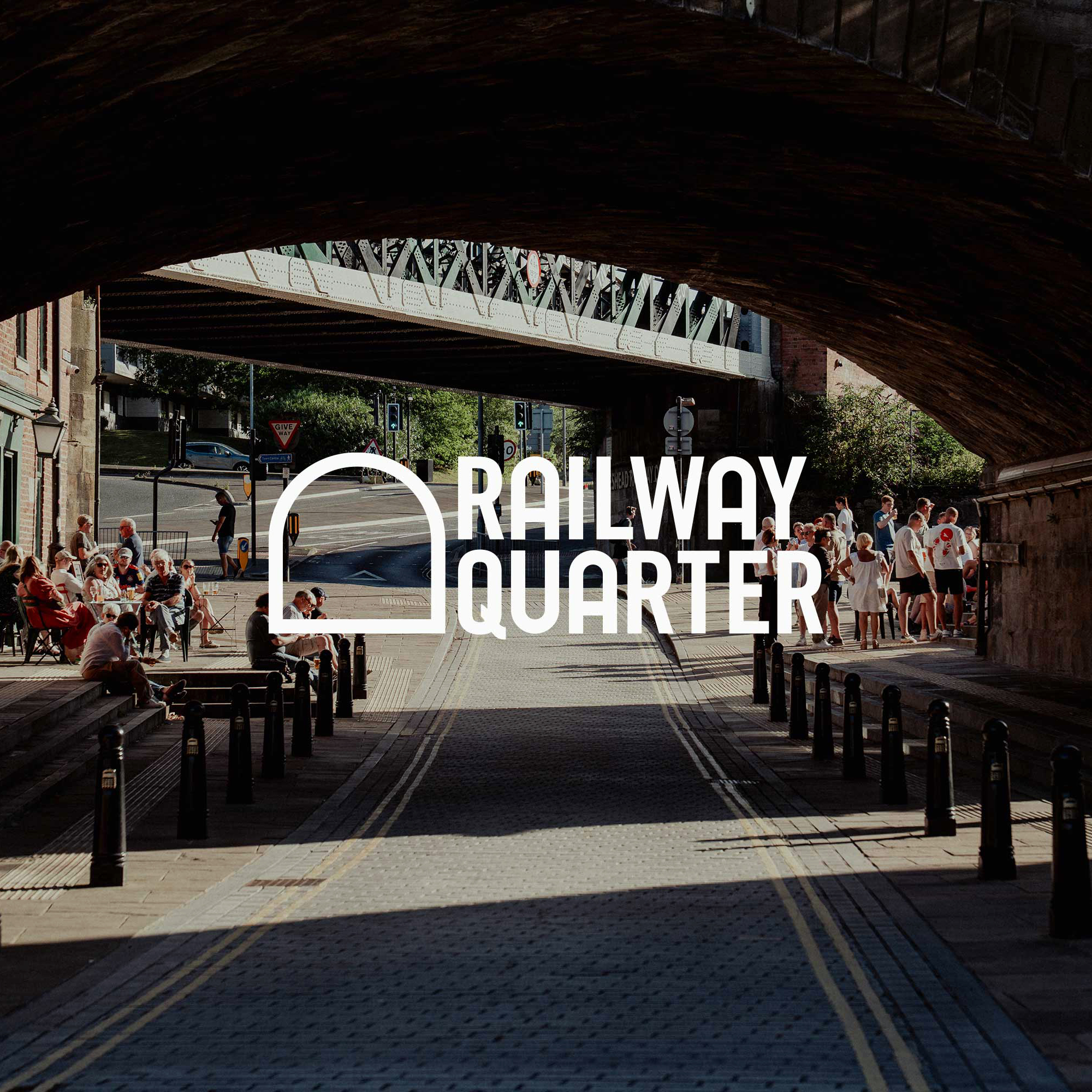 Gateshead Railway Quarter typography