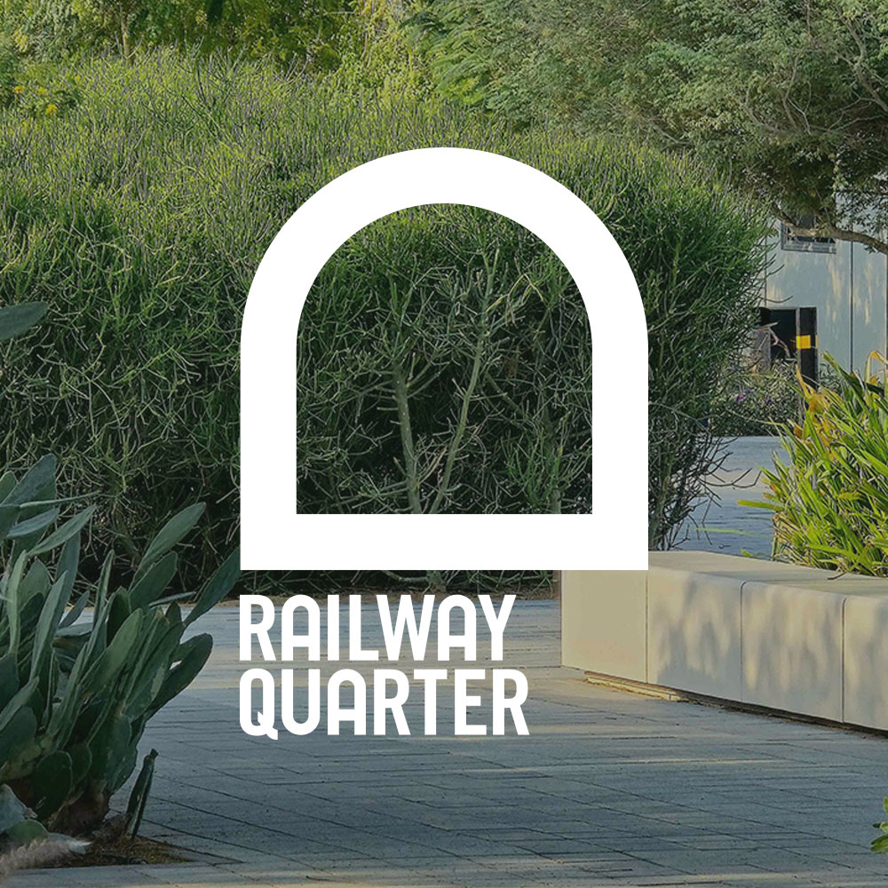 Gateshead Railway Quarter brand mark