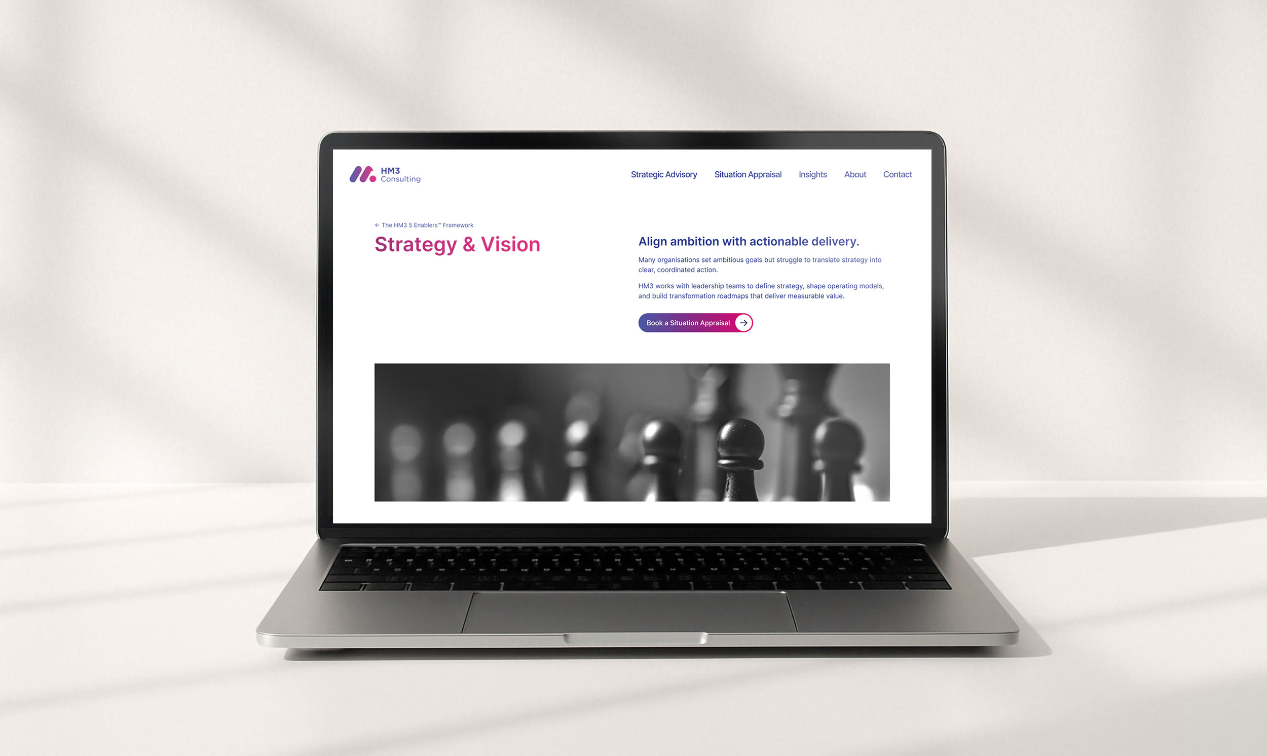 HM3 Consulting website