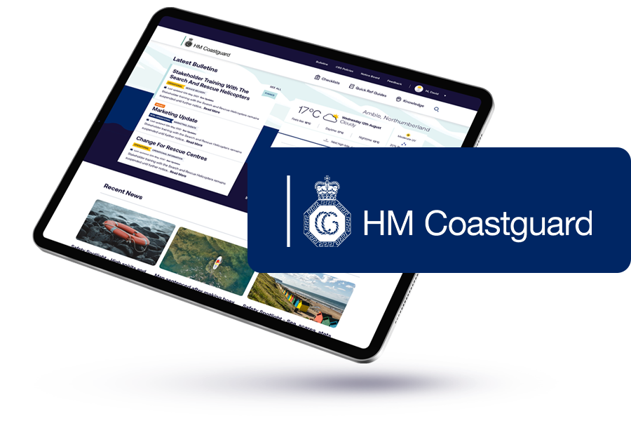 UI Design for HM Coastguard